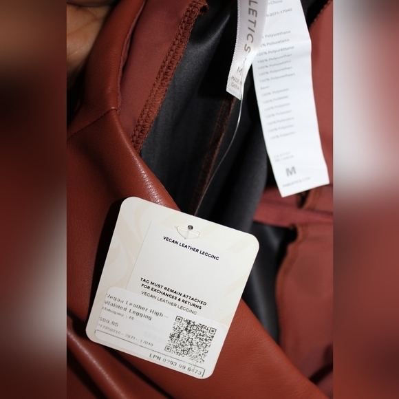 FABLETICS Vegan Leather Leggings - Picture 4 of 5